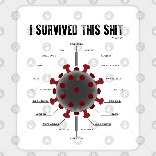 I Survived This Shit Magnet by nickmelia18